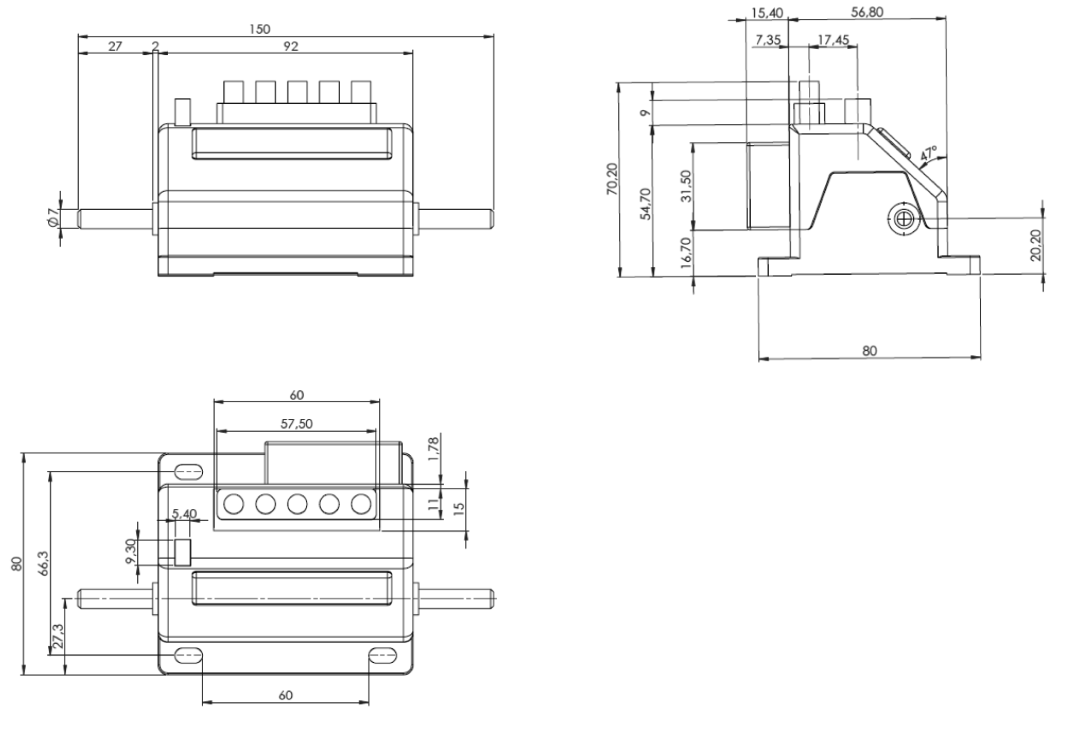 Technische Zeichnung MZ_M-530